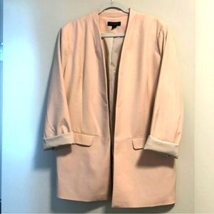 Cute oversized blush pink blazer